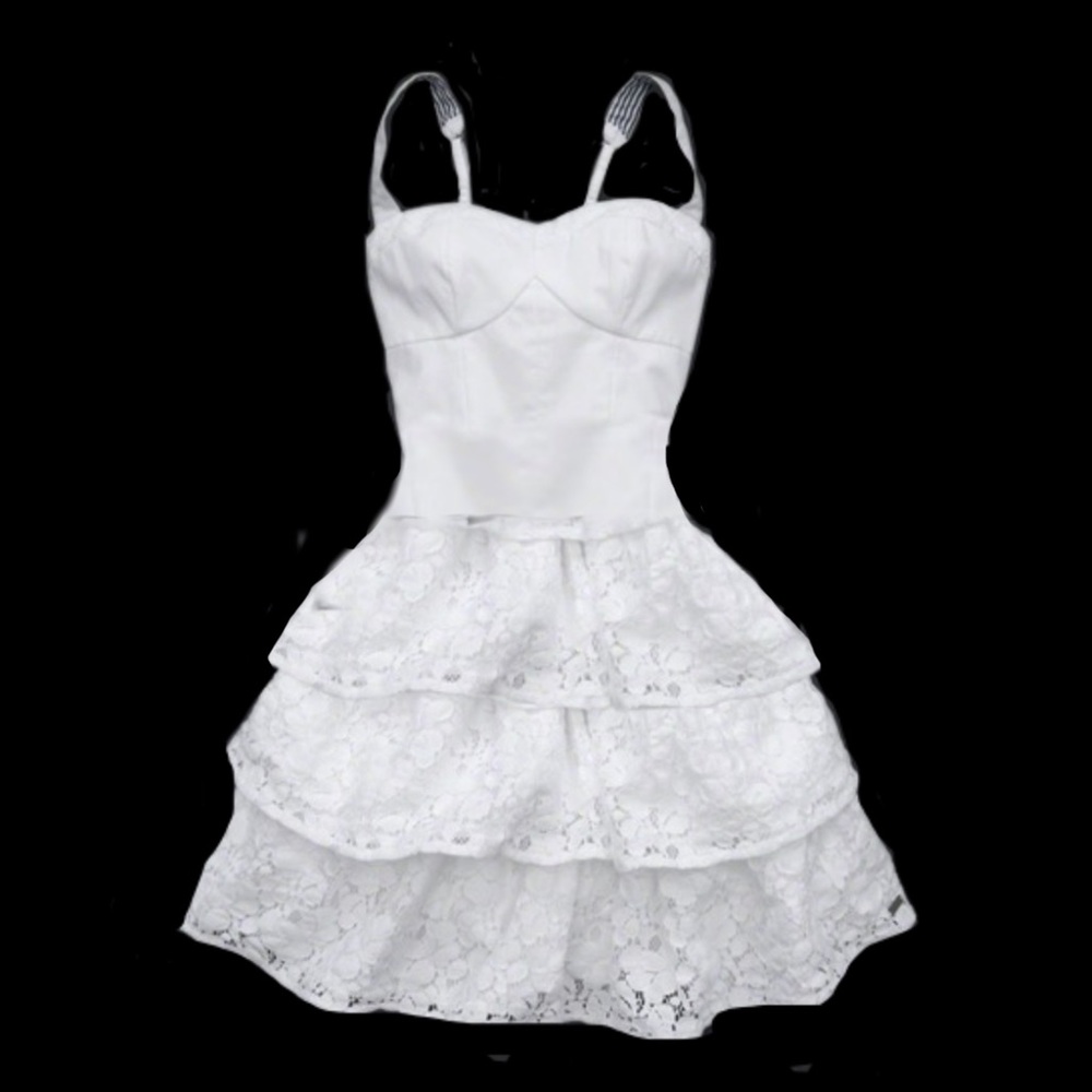 white Lacy dress